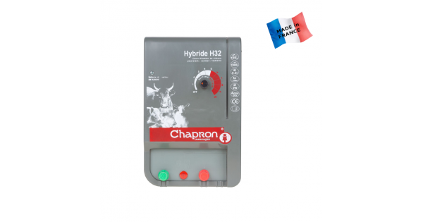 Electrificateur cloture électrique Hybride H32 3.2 joules Chapron
